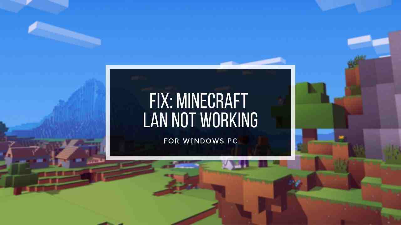 cant open game to lan on minecraft tablet