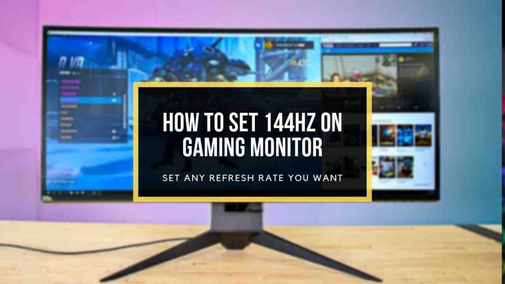 [in 1 Minute] How to Set Monitor to 144hz Easily (2024)