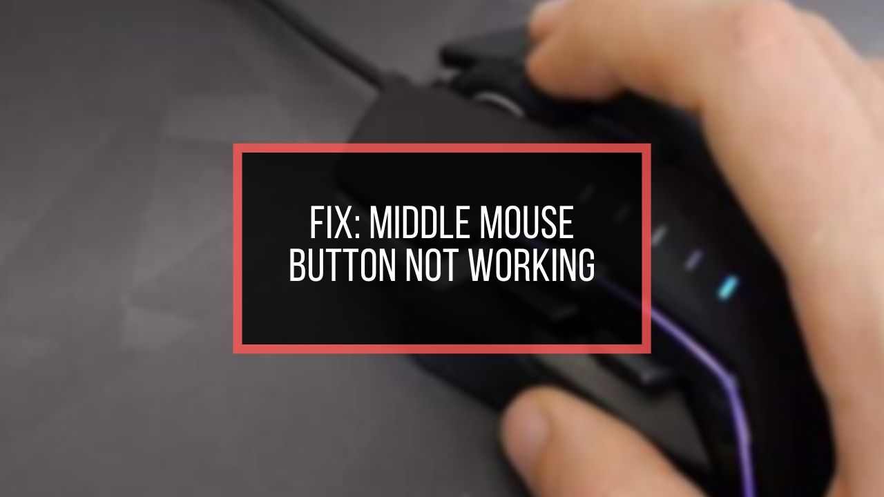 FIX Middle Mouse Button Not Working In Windows 10 2024 