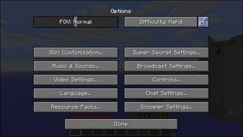 Minecraft Difficulty Levels And How To Change It