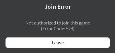 Fix Roblox Error Code 524 Authorization Error 2020 - script robloxian codes