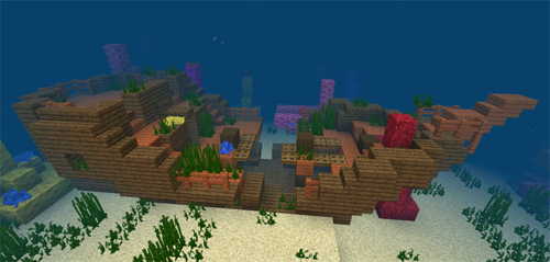 minecraft-corals-shipwreck