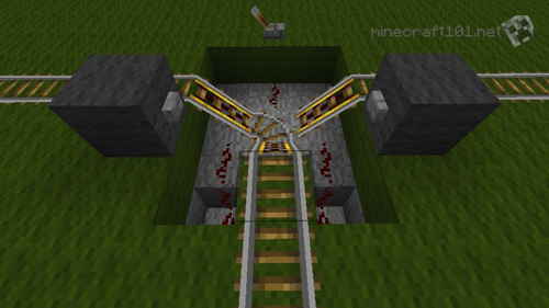 Craft Rails In Minecraft And Use Mine Carts Easily 22