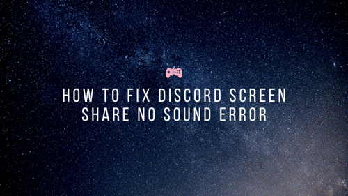 discord screenshare sound options on discord for mac