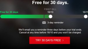 netflix free 30 day trial code