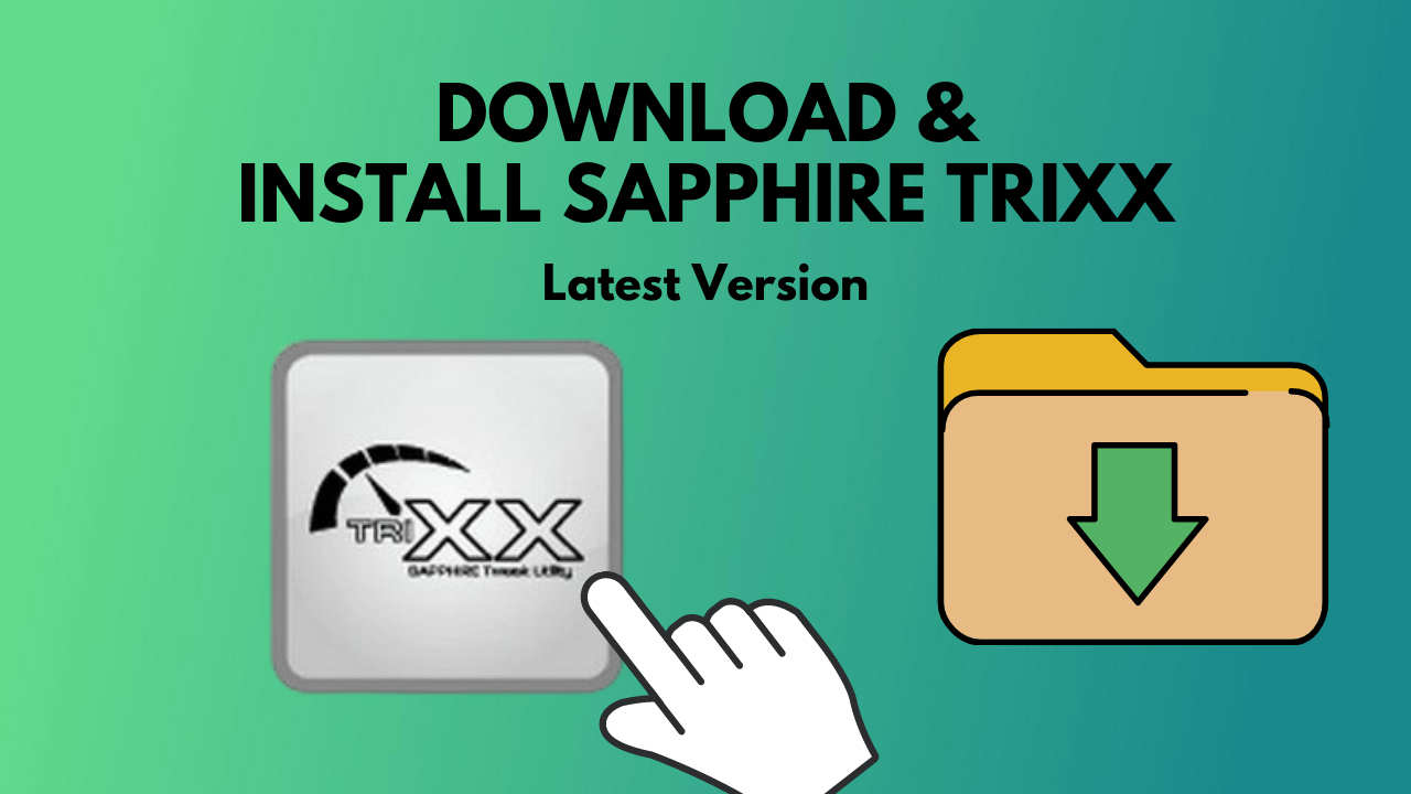 Sapphire trixx full for mac