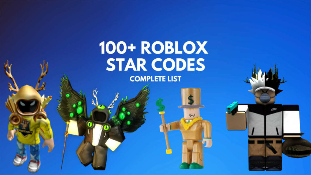 100 Roblox Star Codes Complete List 2021 - myusernamesthis roblox password