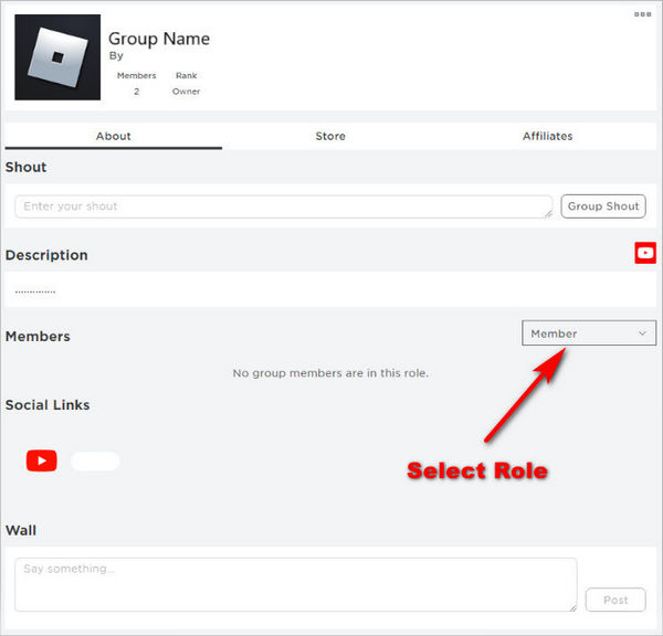 Create a Group on Roblox