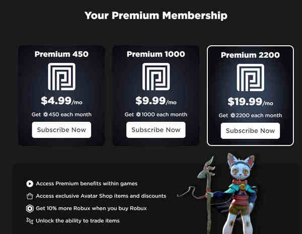 roblox premium payouts rate