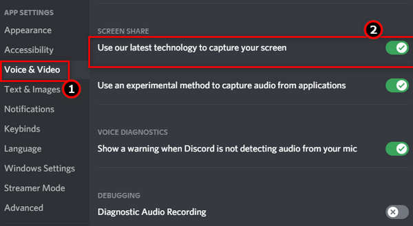 Use our latest technology to capture your screen discord что это