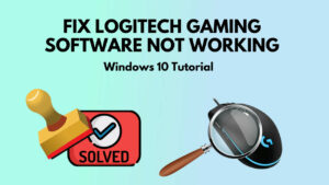 logitech gaming software no devices detected f310