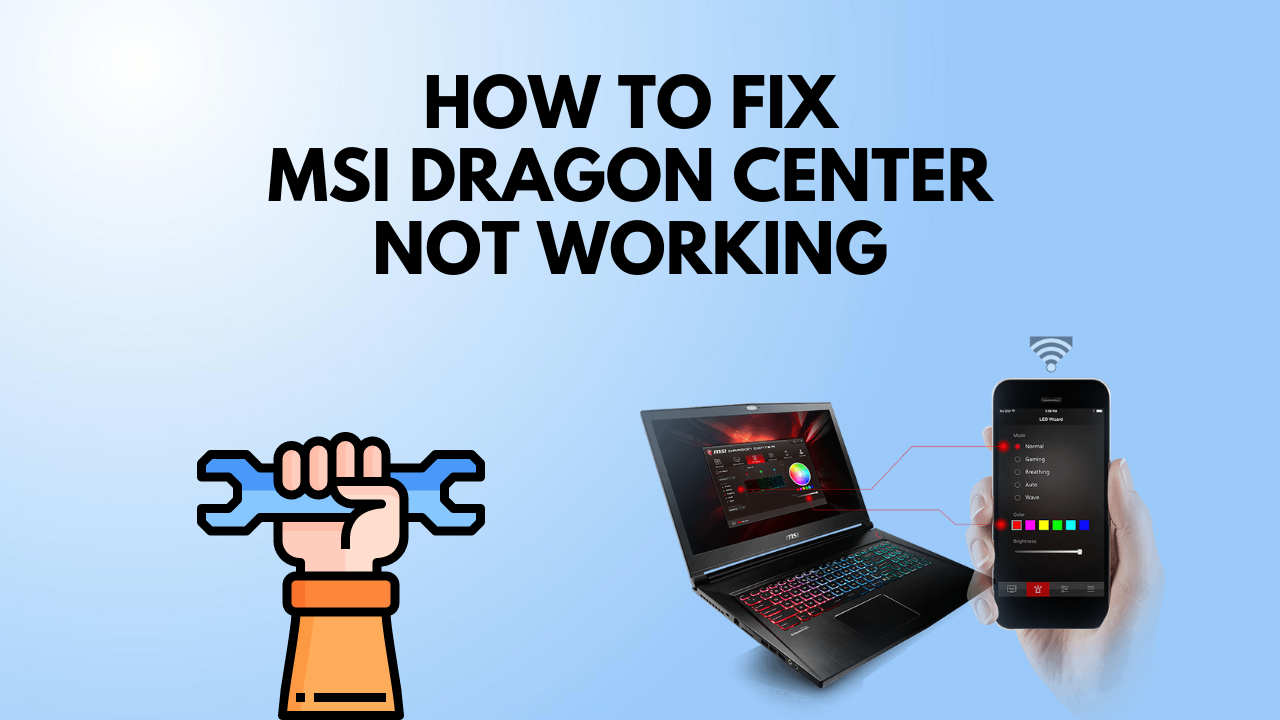 msi dragon center says no internet connection