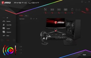 Как синхронизировать asus aura и msi mystic light