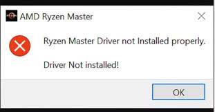 ryzen-master-driver-not-working
