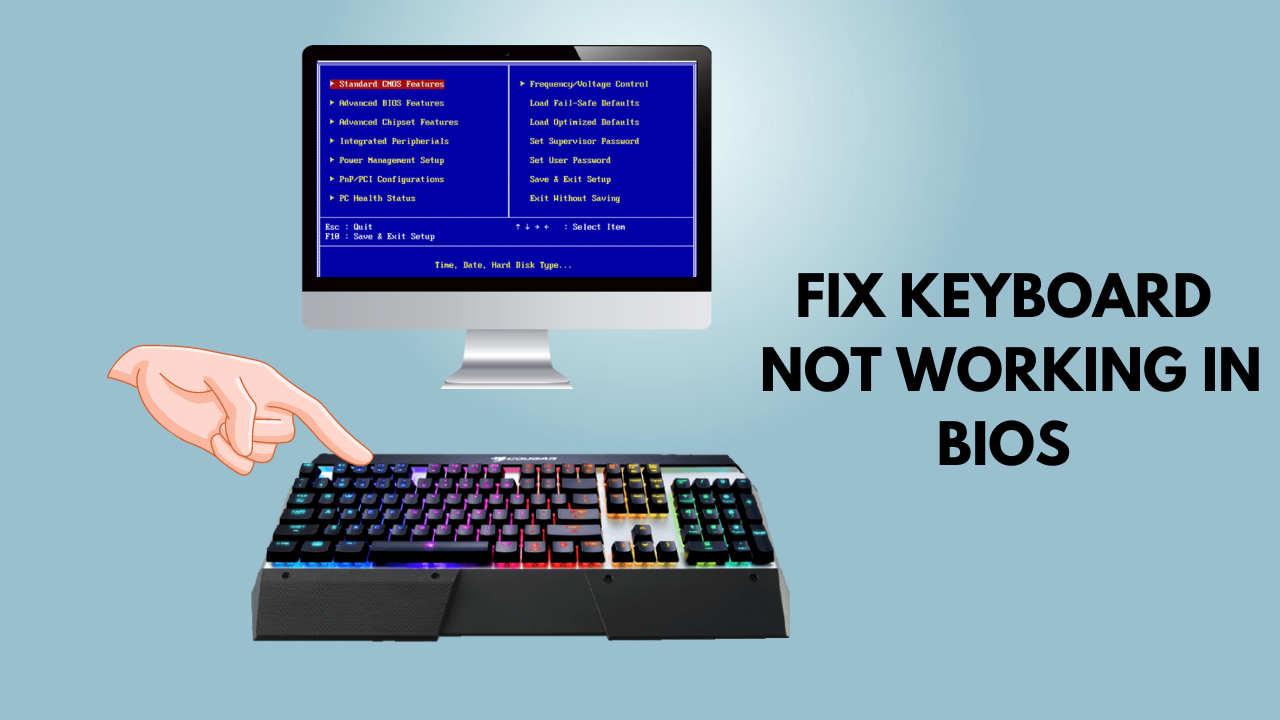 enter bios setup wireless keyboard