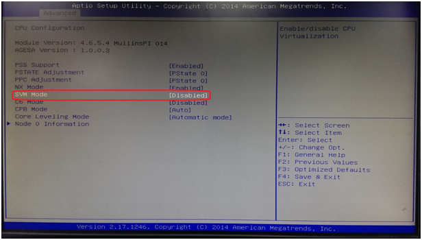 Svm Mode In Bios 