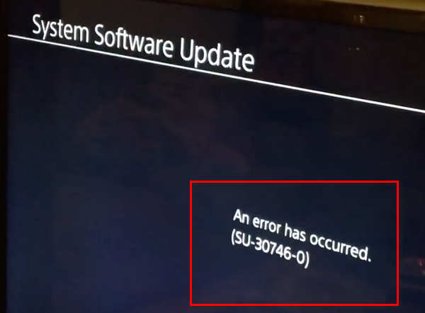 playstation 4 error code su 30746 0