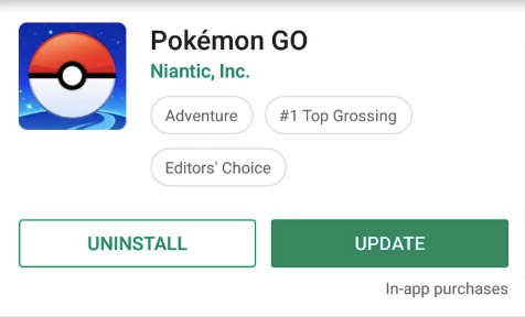 update-pokemon-go