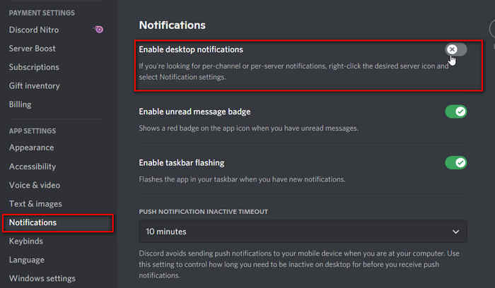 disable-system-notifications
