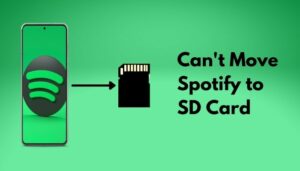 Why Can't Move Spotify to SD Card? [Quick Fix 2023]