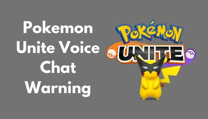 Pokemon Unite Voice Chat Warning Reasons Fix 22