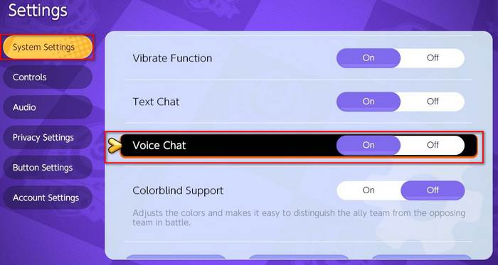 pokemon unite voice chat