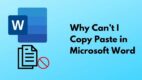 Why Can’t I Copy and Paste in Microsoft Word [Solved 2024]