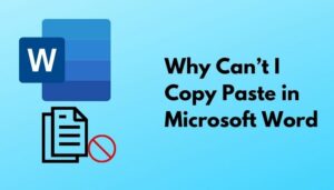 Why Can’t I Copy And Paste In Microsoft Word [solved 2024]