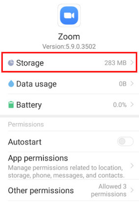 Zoom-application