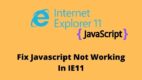 Fix Javascript Not Working In IE11: 5 Insanely Easy Fixes [2024]