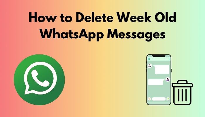 How to Delete Week Old WhatsApp Messages [2022]