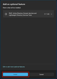 Install Active Directory Users and Computers on Windows 11