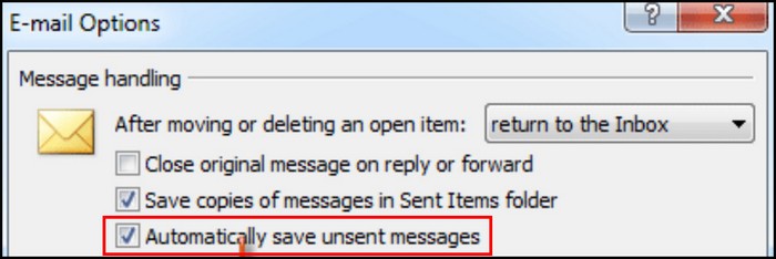 outlook-2007-disable-autosave