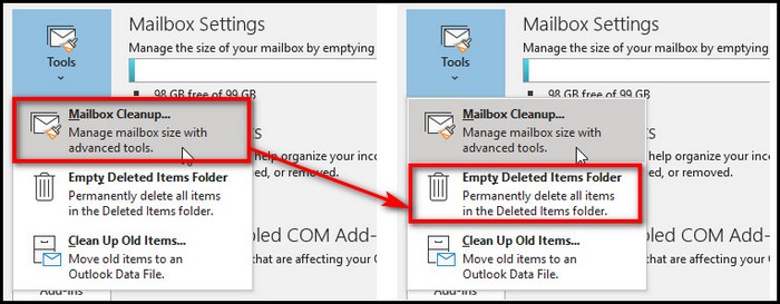 outlook-mail-box-cleanup