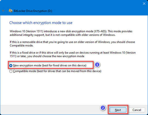 which-encryption-mode