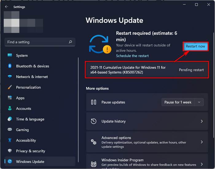 windows-11-kb5007262-update-is-available