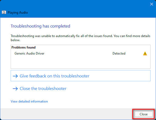 Playing-audio-troubleshooter