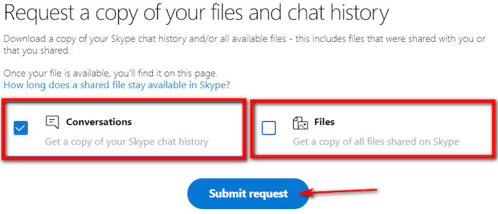 Can you save skype chat history