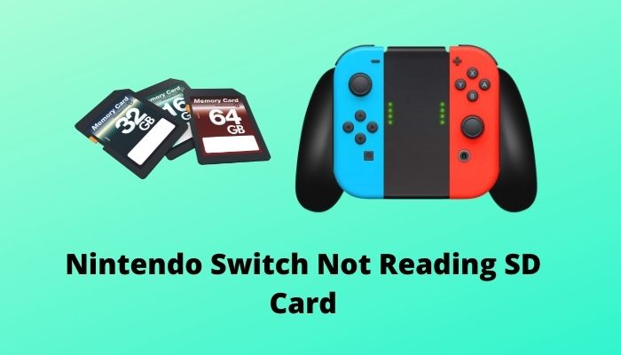 Nintendo Support: microSD Card is Not Recognized in Nintendo Switch