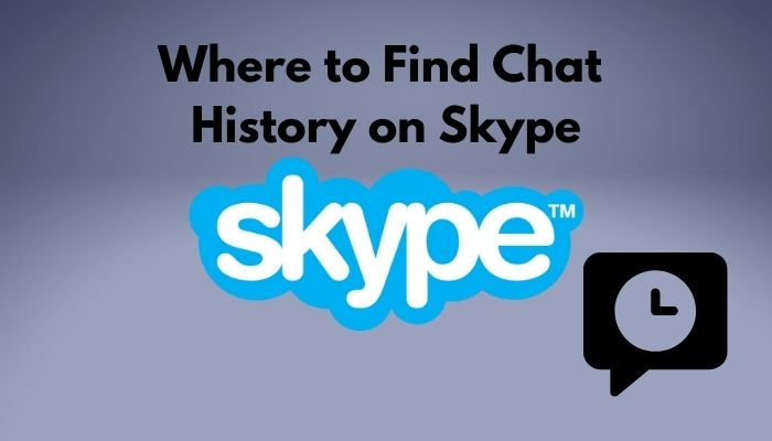 Where is skype chat history stored