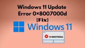 Windows 11 Update Error 0×8007000d | Proven Fixes [2024]