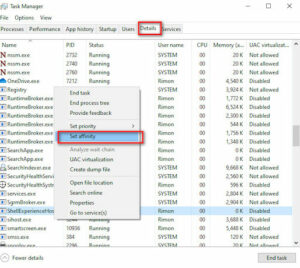 Shell infrastructure host грузит процессор