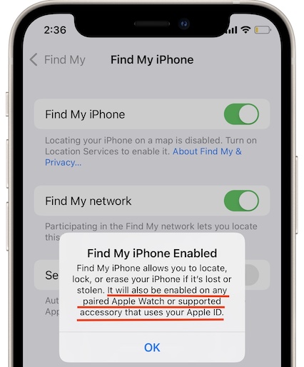 enable-find-my-app-for-the-paired-device