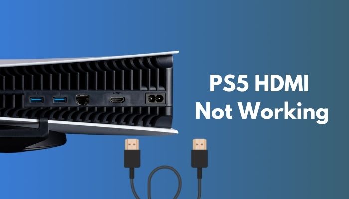 ps5 won t connect to tv hdmi