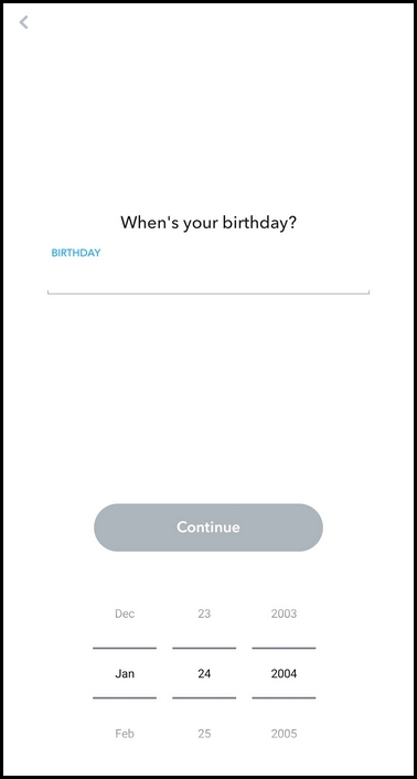 snapchat-user-birthday