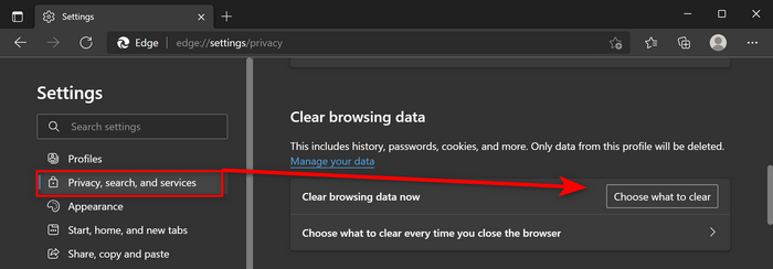 Clear-browsing-data-option