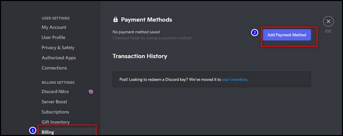 Invalid payment source discord как решить