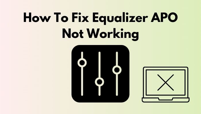 equalizer apo not working