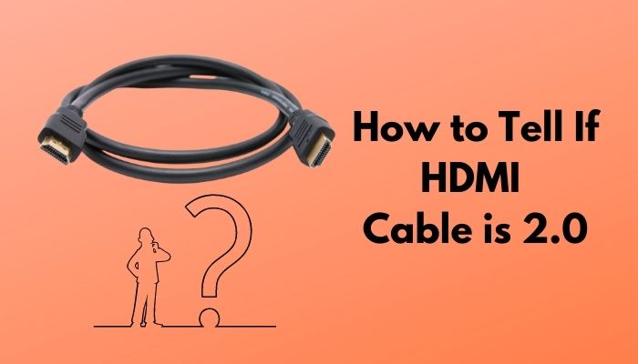 How to Tell HDMI Cable is 2.0? [Complete