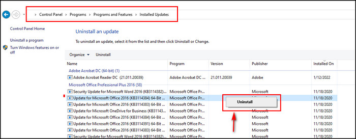latest-windows-update-delete